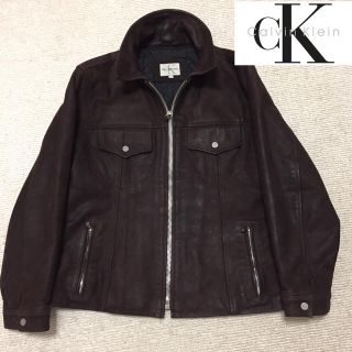 カルバンクライン(Calvin Klein)のCK カルバンクライン 革ジャケット(レザージャケット)