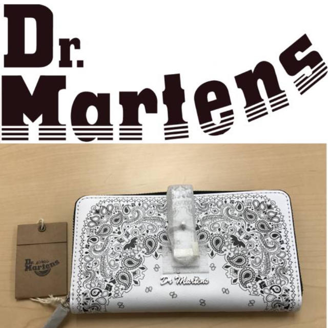 Dr.Martens(ドクターマーチン)のDr.Martens Bandanaユニセックスレザー本革長財布新品 レディースのファッション小物(財布)の商品写真