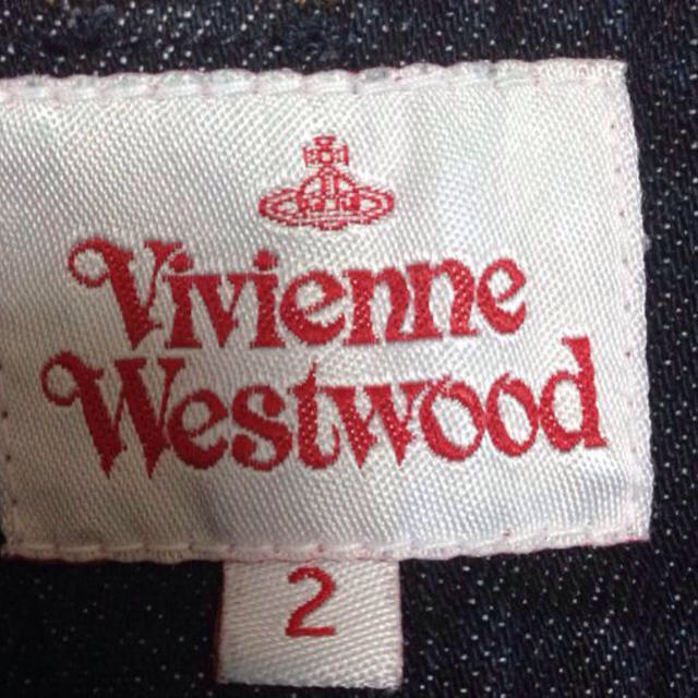 Vivienne Westwood(ヴィヴィアンウエストウッド)のヴィヴィアン デニムスカート レディースのスカート(ミニスカート)の商品写真