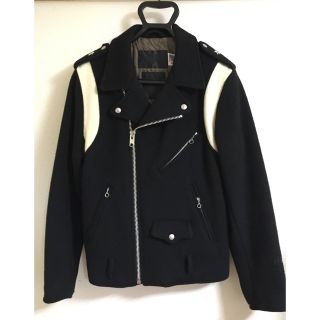 ステューシー(STUSSY)のステューシー ショット ダブルネーム ライダース(ライダースジャケット)