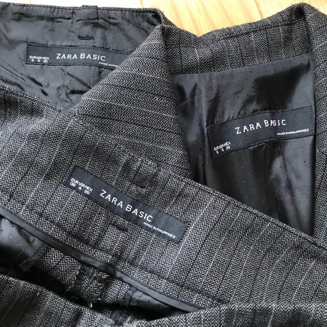 ZARA(ザラ)のザラ スーツ セットアップ 3点セット レディースのフォーマル/ドレス(スーツ)の商品写真