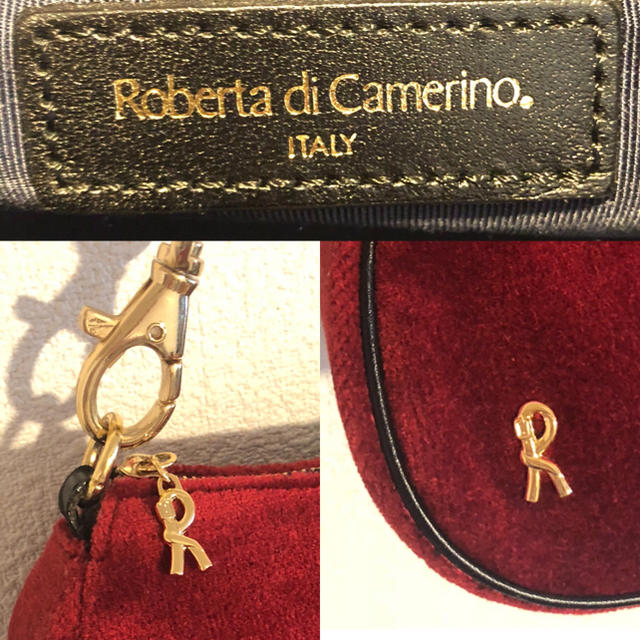 ROBERTA DI CAMERINO(ロベルタディカメリーノ)のロベルタディカメリーノ ベロア ショルダーバッグ レディースのバッグ(ショルダーバッグ)の商品写真