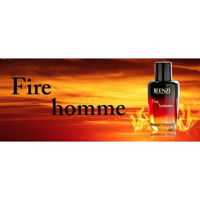 Ｊ ＦＥＮＺＩ：Ｆｉｒｅ　ｈｏｍｍｅ　EAU　DE　PARFUM　100ｍｌ メンズの水着/浴衣(その他)の商品写真