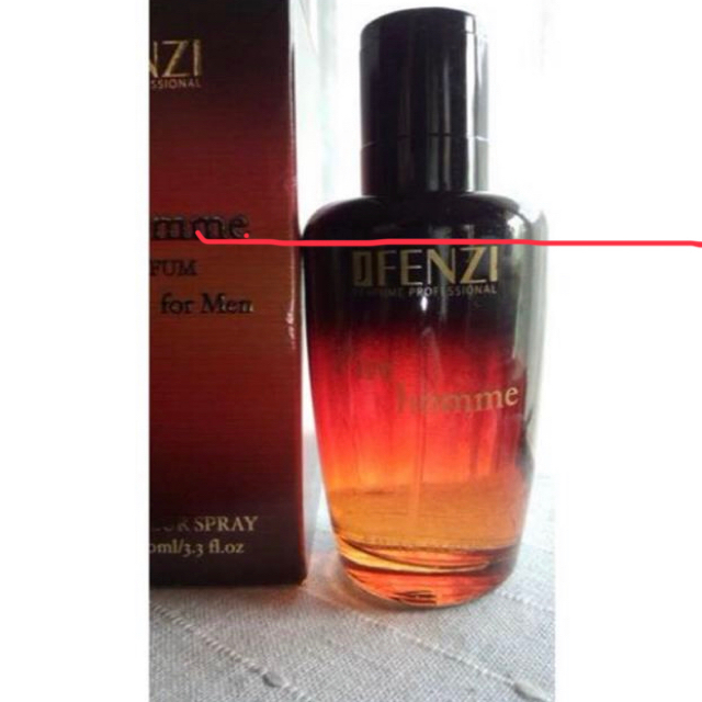 Ｊ ＦＥＮＺＩ：Ｆｉｒｅ　ｈｏｍｍｅ　EAU　DE　PARFUM　100ｍｌ メンズの水着/浴衣(その他)の商品写真