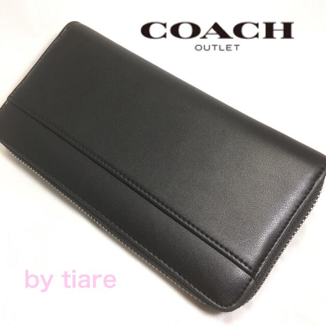 COACH(コーチ)の限定セール❣️新品コーチ×スヌーピーコラボ長財布 ブラック ラウンドファスナー レディースのファッション小物(財布)の商品写真