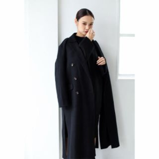 トゥデイフル(TODAYFUL)のyyr**様専用 TODAYFUL ウール ロングコート38 ブラック(ロングコート)