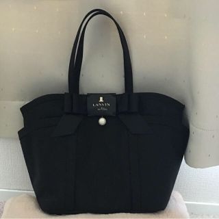 ランバンオンブルー(LANVIN en Bleu)の美品！ランバンオンブルー ハンドバッグ(ハンドバッグ)