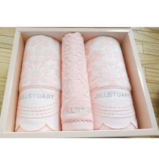 ジルスチュアート(JILLSTUART)の新品★ジルスチュアート★ピンクスカラップタオルセット フェイスタオル ウォッシュ(タオル/バス用品)