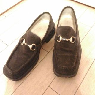 グッチ(Gucci)のGUCCI スウェードビットローファー(ドレス/ビジネス)