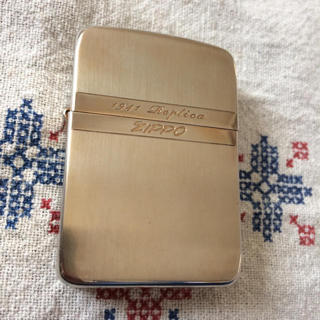 ZIPPO(ジッポー)の41レプリカ ゴールド メンズのファッション小物(タバコグッズ)の商品写真