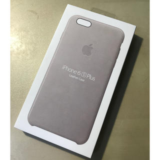 アップル(Apple)の純正 レザーケース iphone 6 plus iphone 6s 本革(iPhoneケース)