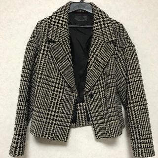 スピックアンドスパン(Spick & Span)の【hitomi1340様専用】Spick & Span グレンチェックジャケット(テーラードジャケット)