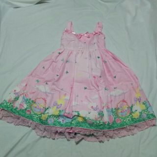 アンジェリックプリティー(Angelic Pretty)のAnglic Pretty ハッピーガーデン ハイウエストジャンパースカート(ひざ丈ワンピース)