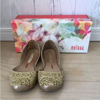 メリッサ(melissa)のmelissa メリッサ レインシューズ ゴールド(サンダル)