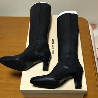 【極美品】comme ca du mode　ロングブーツ ブラック　23cm