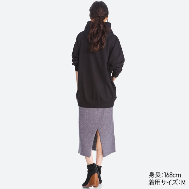 UNIQLO(ユニクロ)のUNIQLO メリノブレンドリブスカート  レディースのスカート(ひざ丈スカート)の商品写真