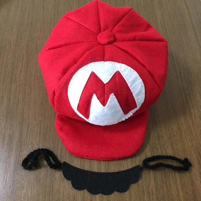 マリオとルイージの手作り帽子 エンタメ/ホビーのコスプレ(その他)の商品写真