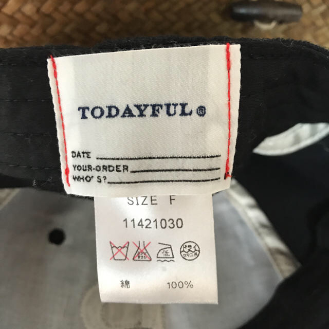 TODAYFUL(トゥデイフル)のTODAYFUL キャップ レディースの帽子(キャップ)の商品写真