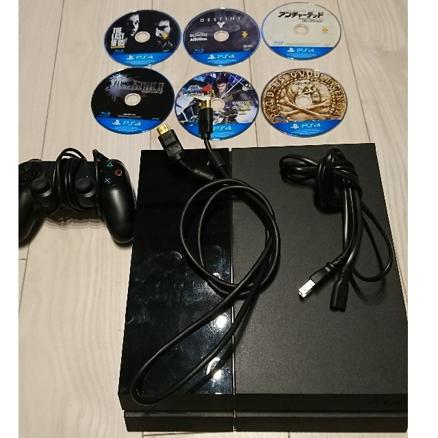 【公式ショップ】 PlayStation4 - PS4本体+ソフト６枚 家庭用ゲーム機本体