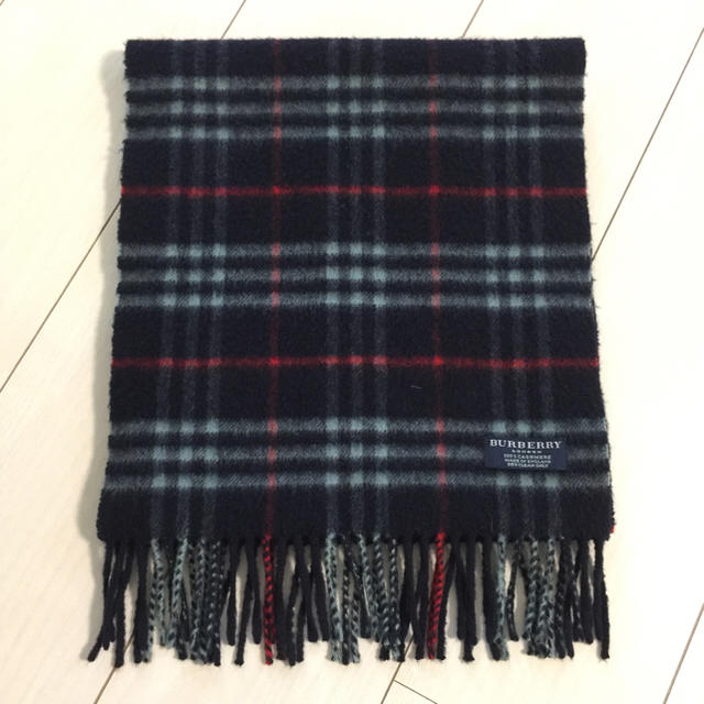 BURBERRY(バーバリー)のバーバリー♡マフラー濃紺 レディースのファッション小物(マフラー/ショール)の商品写真