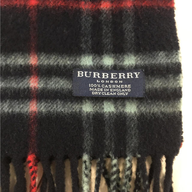 BURBERRY(バーバリー)のバーバリー♡マフラー濃紺 レディースのファッション小物(マフラー/ショール)の商品写真