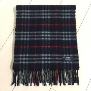 バーバリー(BURBERRY)のバーバリー♡マフラー濃紺(マフラー/ショール)