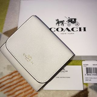 コーチ(COACH)の★コーチ財布★ラグジュアリー クロスグレイン レザー スモールウォレット(財布)