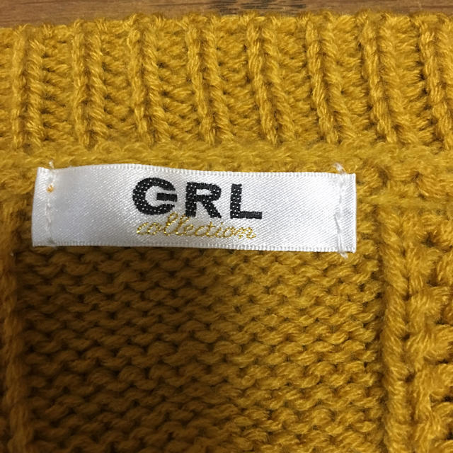 GRL(グレイル)のマスタード ニット レディースのトップス(ニット/セーター)の商品写真