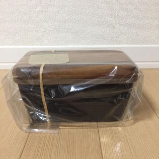 アフタヌーンティー(AfternoonTea)の【新品】AfternoonTea ランチボックス ブラック 2段(弁当用品)