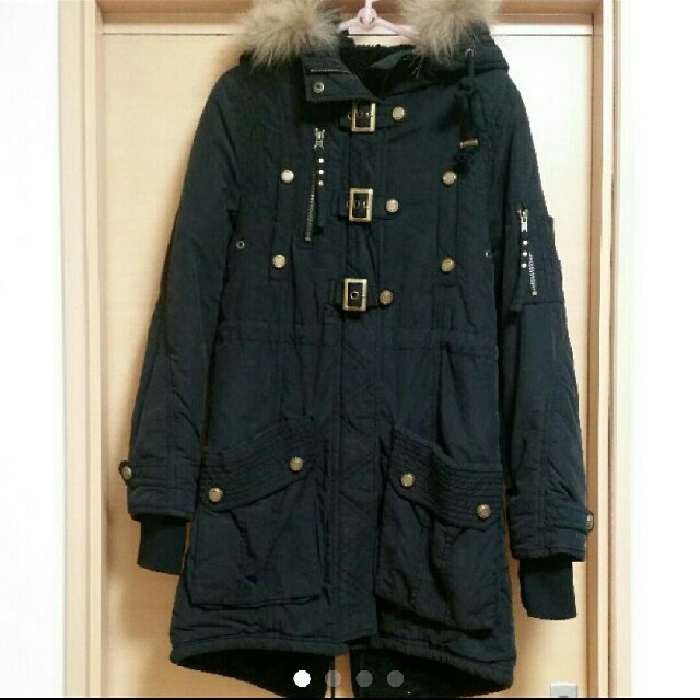 OZOC(オゾック)のOZOC モッズコート 黒 M レディースのジャケット/アウター(モッズコート)の商品写真
