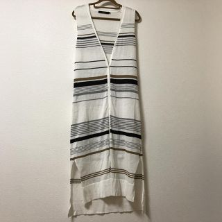 アズールバイマウジー(AZUL by moussy)のノースリーブロングカーディガン 値下げしました(ベスト/ジレ)