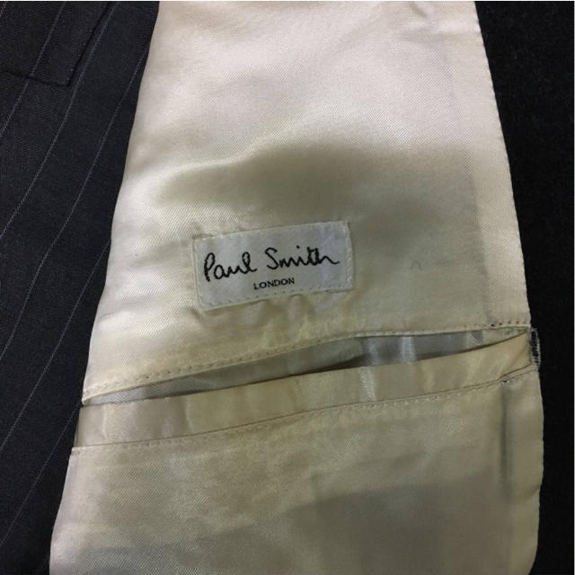 Paul Smith(ポールスミス)のpaul smith ダブルブレストコート 黒 最終値下げ メンズのジャケット/アウター(チェスターコート)の商品写真