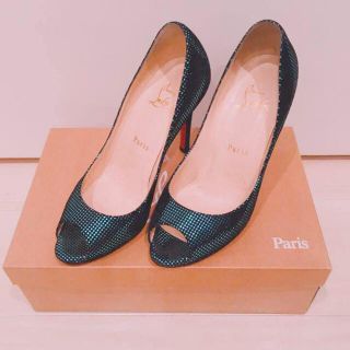 クリスチャンルブタン(Christian Louboutin)の【美品】クリスチャンルブタン♡オープントゥパンプス(ハイヒール/パンプス)