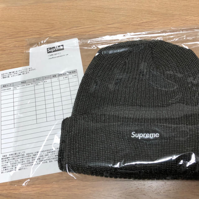 supreme heather loose gauge beanie ビーニー