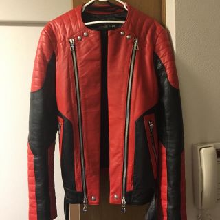 バルマン(BALMAIN)のH&M × Balmain ライダース(ライダースジャケット)