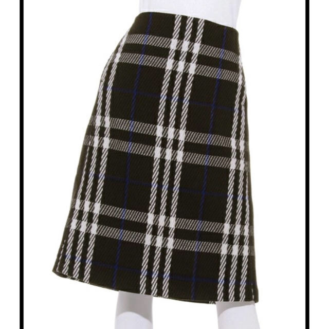 Mila Owen(ミラオーウェン)のミラオーウェン ウールチェックスカート レディースのスカート(ひざ丈スカート)の商品写真