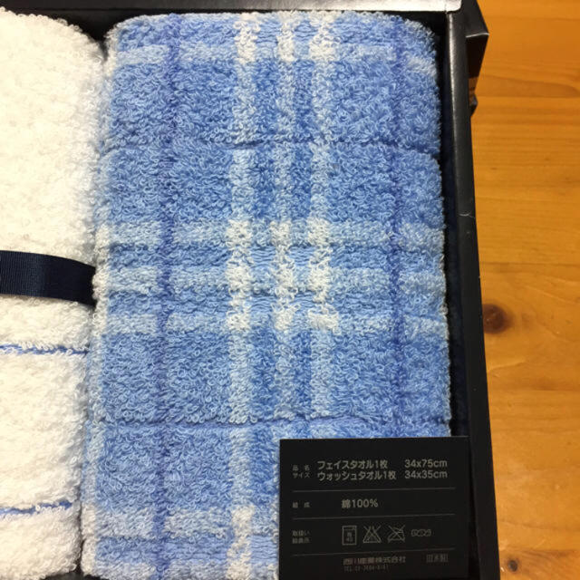 BURBERRY(バーバリー)の【未使用品】Burberry バーバリー タオル インテリア/住まい/日用品の日用品/生活雑貨/旅行(タオル/バス用品)の商品写真