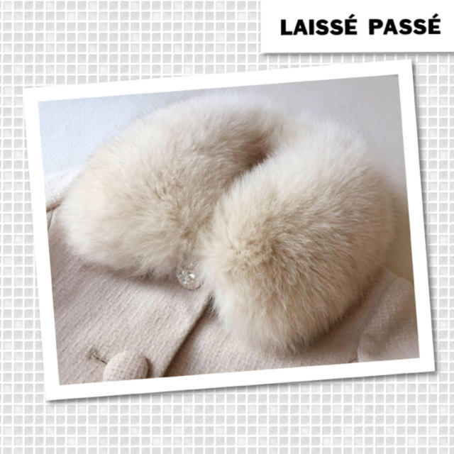 LAISSE PASSE(レッセパッセ)の今日24時まで限定値下げフォックスファーコート レディースのジャケット/アウター(毛皮/ファーコート)の商品写真