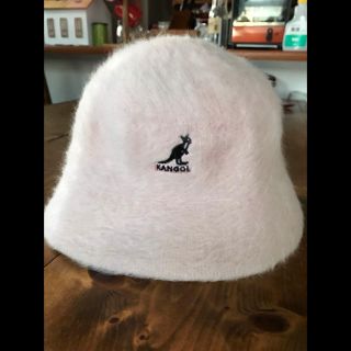 カンゴール(KANGOL)のカンゴール ふわふわ  ピンク(ハット)