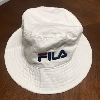 フィラ(FILA)のFILA バケット ハット 白(ハット)