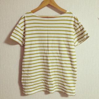 ムジルシリョウヒン(MUJI (無印良品))の無印 ボーダー Tシャツ(Tシャツ(半袖/袖なし))