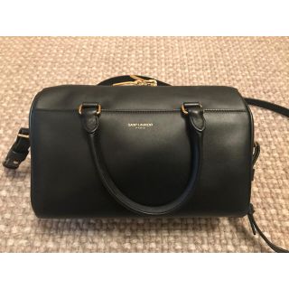 サンローラン(Saint Laurent)のサンローラン ベイビーダッフル ブラック(ハンドバッグ)