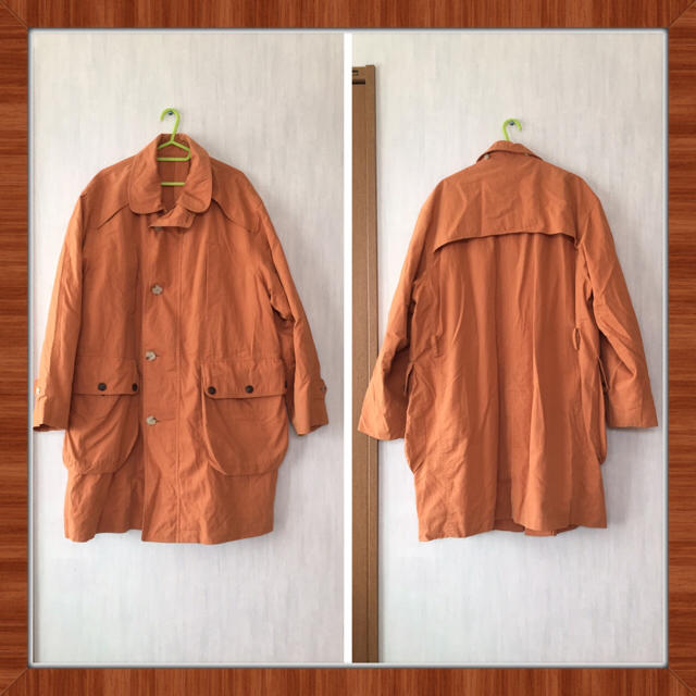 MEN'S BIGI(メンズビギ)のメンズビギ オレンジ系コート メンズのジャケット/アウター(ステンカラーコート)の商品写真