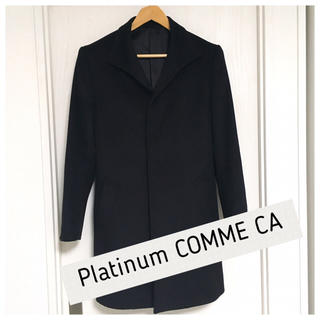 Platinum COMME CA アンゴラ100%コート S(ステンカラーコート)