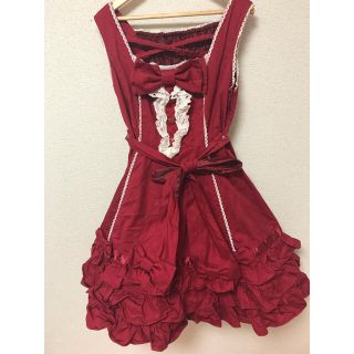 アンジェリックプリティー(Angelic Pretty)の期間限定値下げ4900円→4000円アンジェリックプリティー リボンワンピース(ひざ丈ワンピース)