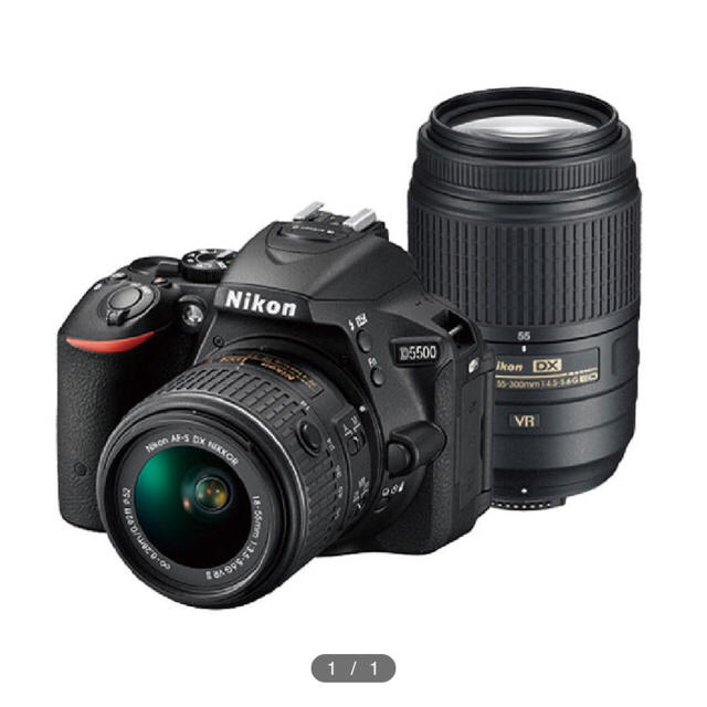 Nikon - ニコン　デジタル一眼レフカメラ　Ｄ５５００　ダブルズームキット
