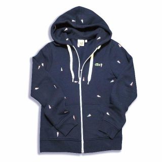 ラコステライブ(LACOSTE L!VE)のLACOSTE L!VE　裏起毛ジップパーカー美品(パーカー)