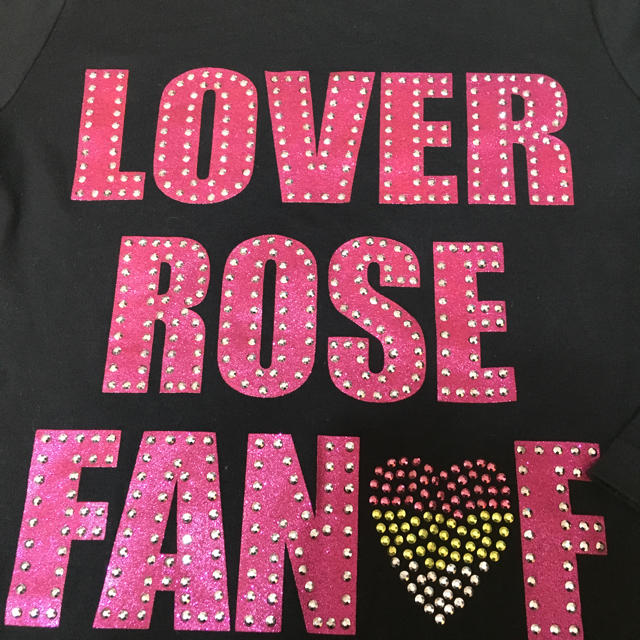 ROSE FANFAN(ローズファンファン)の長袖Tシャツ 厚め 150 キッズ/ベビー/マタニティのキッズ服女の子用(90cm~)(Tシャツ/カットソー)の商品写真