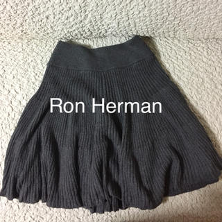 ロンハーマン(Ron Herman)のロンハーマンRonHermanニットリブスカート格安(ひざ丈スカート)