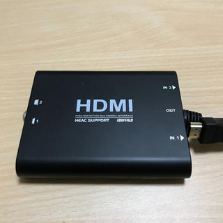 バッファロー(Buffalo)の【iBUFFALO】HDMI切替器HEAC対応2ポート(映像用ケーブル)